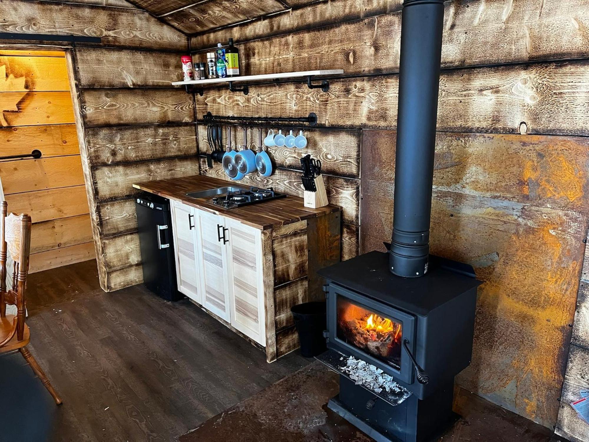 Your Cozy Cabin Retreat Saint-Remi-d'Amherst Esterno foto